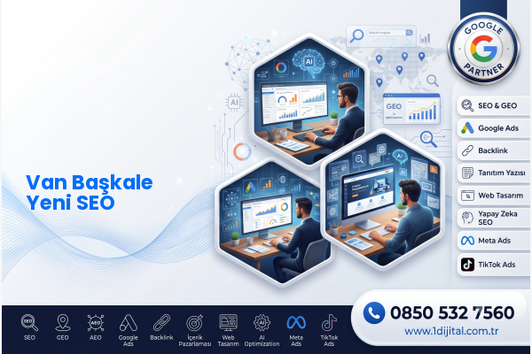 Van Başkale Yeni SEO — Dijital1 dijital pazarlama hizmeti görseli