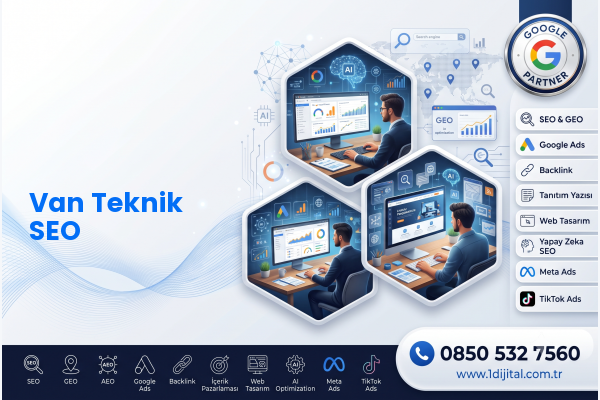 Van Teknik SEO — Dijital1 dijital pazarlama hizmeti görseli