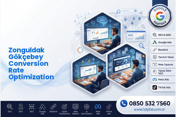 Zonguldak Gökçebey Conversion Rate Optimization — Dijital1 dijital pazarlama hizmeti görseli